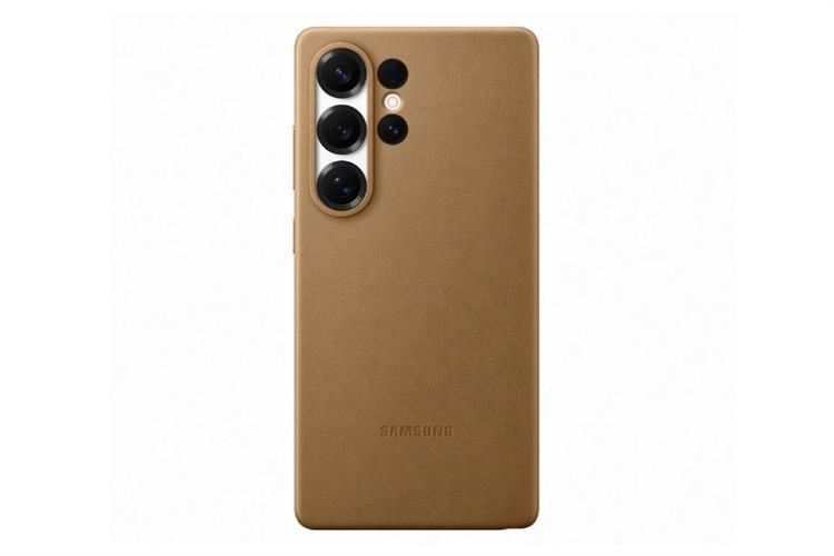 Ốp lưng Galaxy S25 Ultra Nhựa cứng PC Da PU Samsung Kindsuit Chính hãng Màu Nâu
