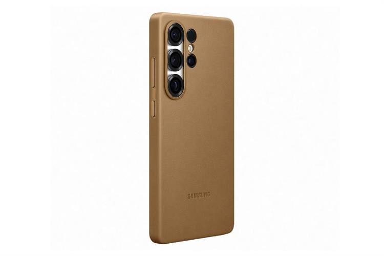 Ốp lưng Galaxy S25 Ultra Nhựa cứng PC Da PU Samsung Kindsuit Chính hãng Màu Nâu