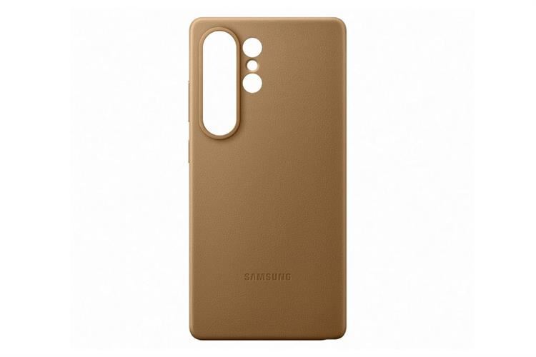 Ốp lưng Galaxy S25 Ultra Nhựa cứng PC Da PU Samsung Kindsuit Chính hãng Màu Nâu