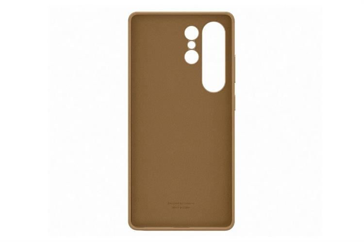 Ốp lưng Galaxy S25 Ultra Nhựa cứng PC Da PU Samsung Kindsuit Chính hãng Màu Nâu