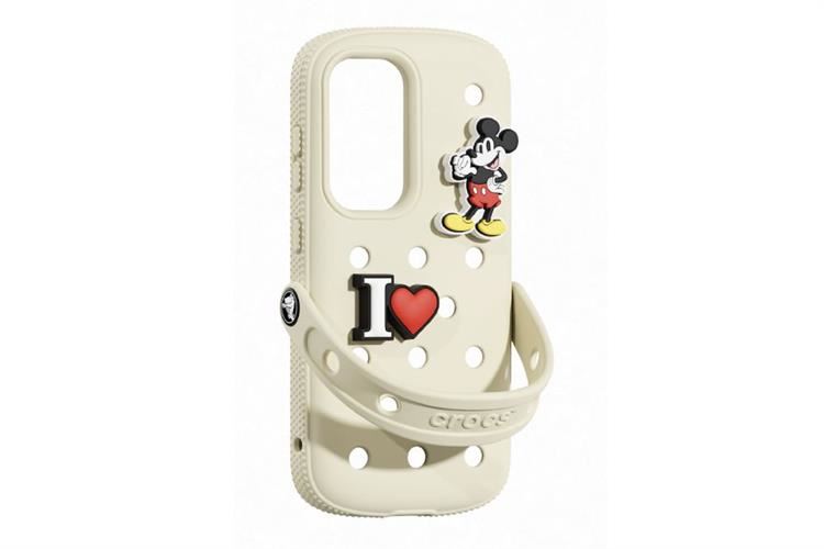 Ốp lưng Galaxy S25 Silicone nhựa cứng PC Samsung x Crocs Chính hãng Màu Màu be