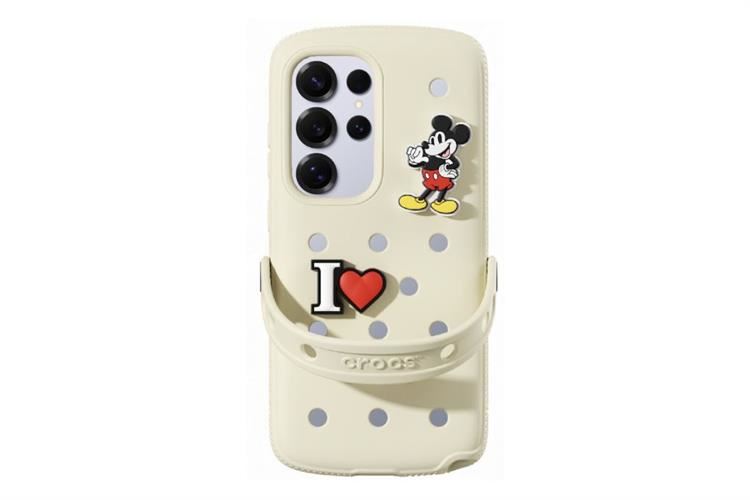 Ốp lưng Galaxy S25 Ultra Silicone nhựa cứng PC Samsung x Crocs Chính hãng Màu Màu be