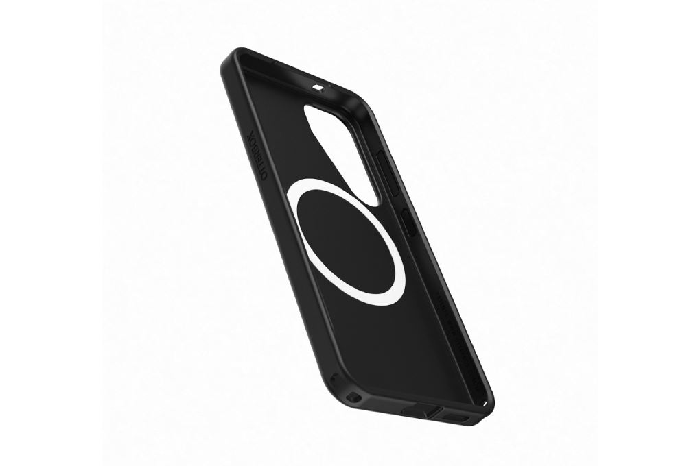 Ốp lưng Galaxy S25 sợi Aramid nhựa TPU Samsung x Otterbox Symmetry Magnet Chính hãng Màu Đen