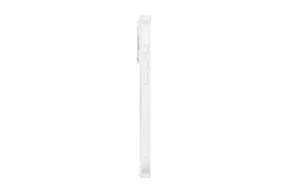 Ốp lưng MagSafe iPhone 16 Pro Max nhựa cứng viền dẻo JM Stand Dim Troy X Màu Trắng