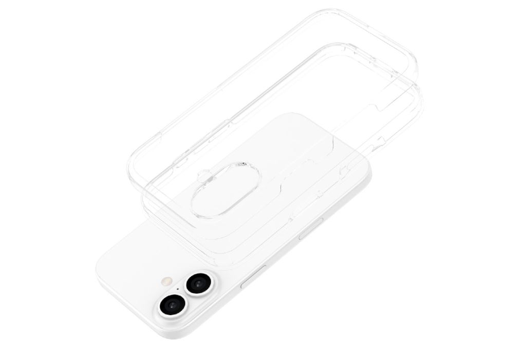 Ốp lưng iPhone 16 nhựa cứng viền dẻo JM Bayer II Màu Trắng