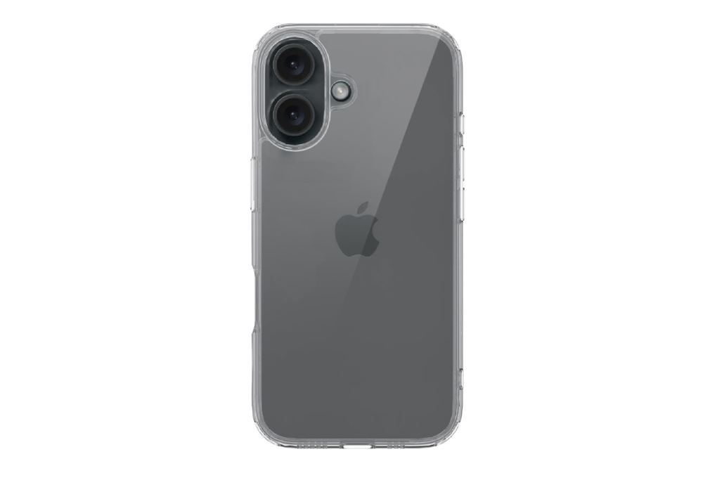 Ốp lưng iPhone 16 nhựa cứng viền dẻo Mipow Tempered Glass PS16A-CR Màu Trắng