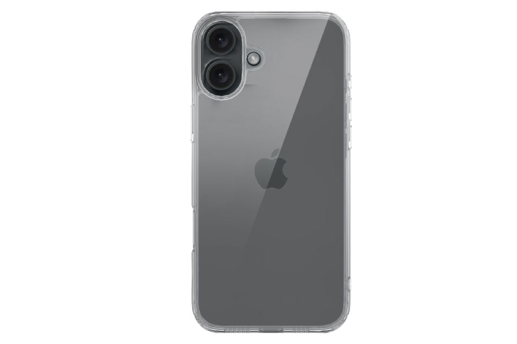 Ốp lưng iPhone 16 Plus nhựa cứng viền dẻo Mipow Tempered Glass PS16C-CR Màu Trắng