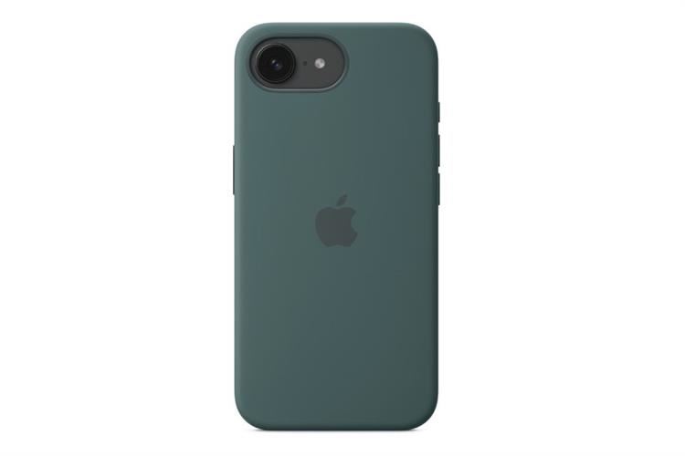 Ốp Lưng Apple iPhone 16e Silicone Màu Xanh lá