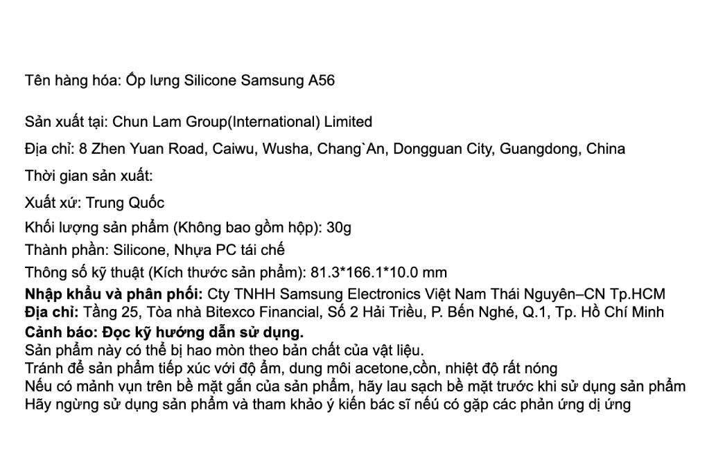Ốp lưng Galaxy A56 Silicone PC Samsung Chính hãng - 6