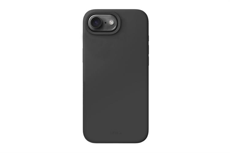 Ốp lưng MagSafe iPhone 17e/iPhone 16e Silicone UNIQ Magclick Charging Lino Liquid Màu Xám