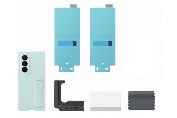 Ốp Lưng Galaxy Z Fold7 Silicone PC SAMSUNG Chính hãng Màu Xanh mint