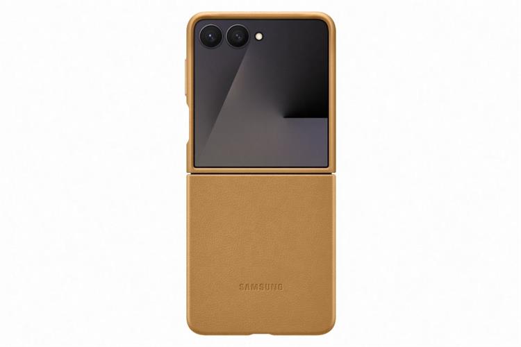 Ốp Lưng Galaxy Z Flip7 PC PU SAMSUNG Kindsuit Chính hãng Màu Nâu