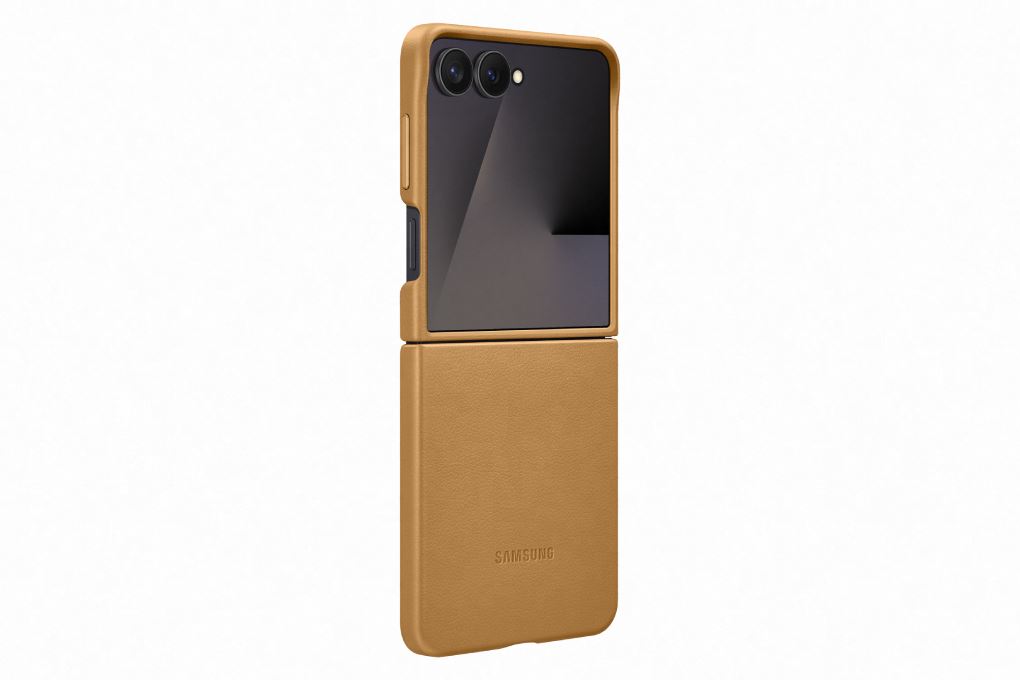 Ốp Lưng Galaxy Z Flip7 PC PU SAMSUNG Kindsuit Chính hãng Màu Nâu