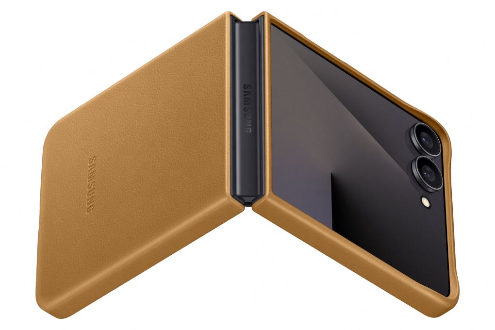 Ốp Lưng Galaxy Z Flip7 PC PU SAMSUNG Kindsuit Chính hãng Màu Nâu