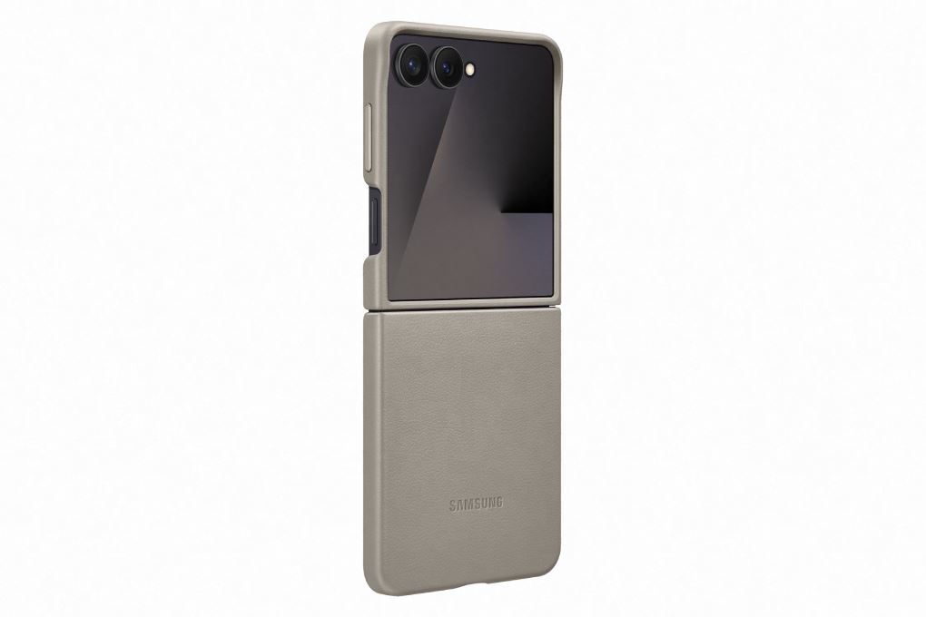 Ốp Lưng Galaxy Z Flip7 PC PU SAMSUNG Kindsuit Chính hãng Màu Xám