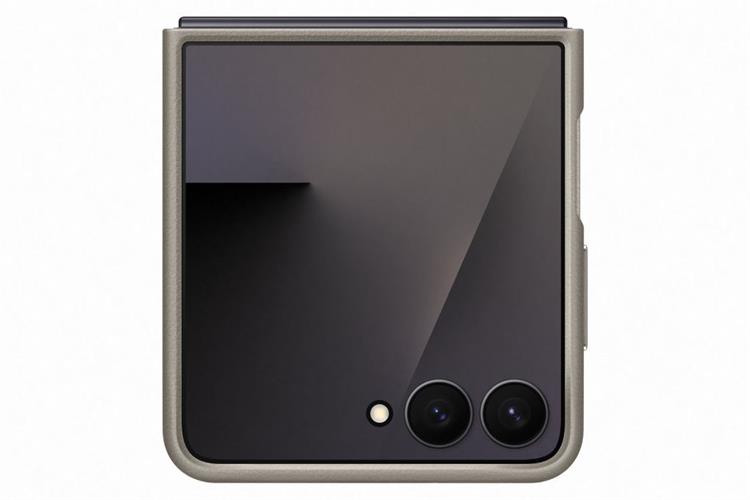 Ốp Lưng Galaxy Z Flip7 PC PU SAMSUNG Kindsuit Chính hãng Màu Xám