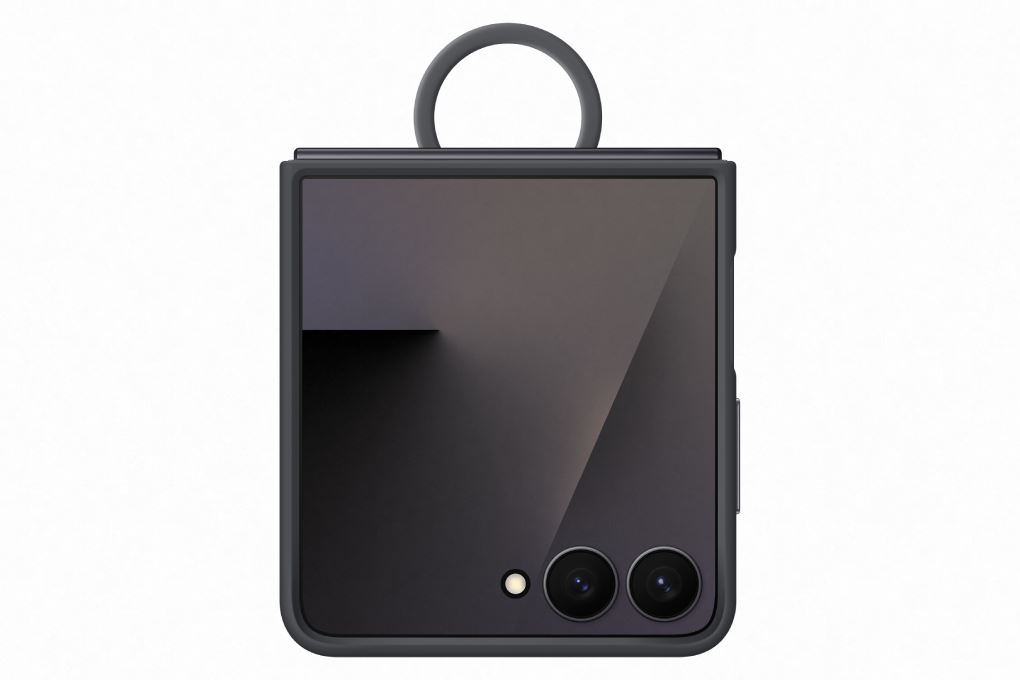 Ốp lưng Galaxy Z Flip7 kèm vòng Silicone PC SAMSUNG Chính hãng Màu Đen