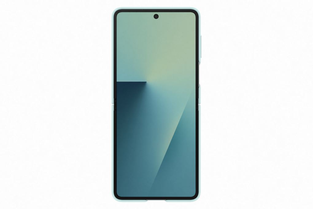 Ốp lưng Galaxy Z Flip7 kèm vòng Silicone PC SAMSUNG Chính hãng Màu Xanh mint