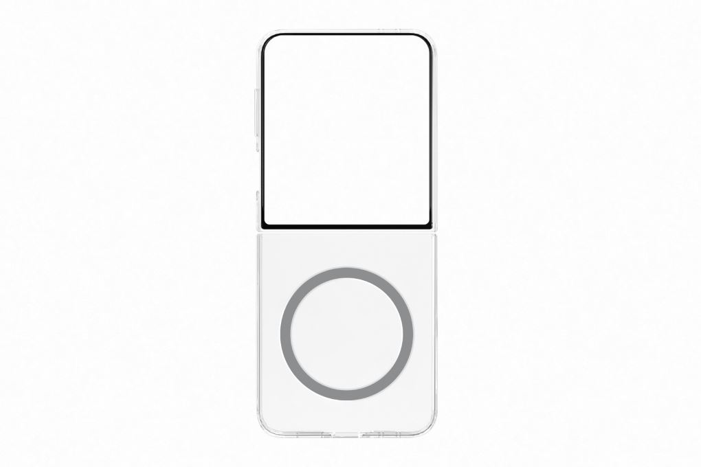 Ốp lưng Galaxy Z Flip7 PC TPU SAMSUNG Magnet Chính hãng Màu Trắng