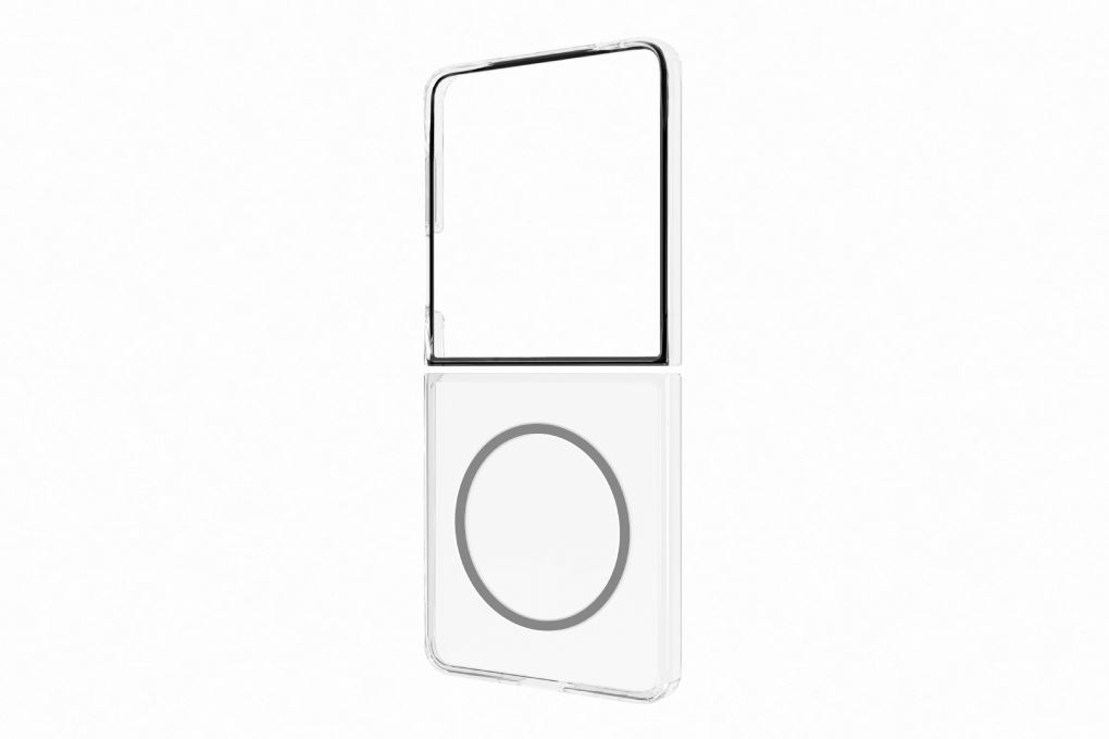 Ốp lưng Galaxy Z Flip7 PC TPU SAMSUNG Magnet Chính hãng Màu Trắng