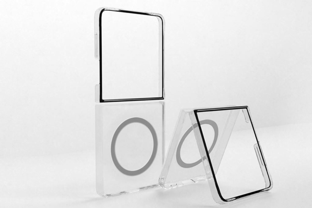 Ốp lưng Galaxy Z Flip7 PC TPU SAMSUNG Magnet Chính hãng Màu Trắng