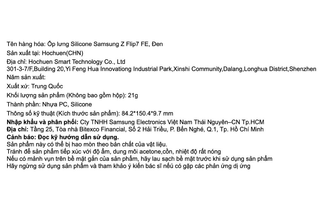 Ốp Lưng Galaxy Z Flip7 FE Silicone PC SAMSUNG - 6