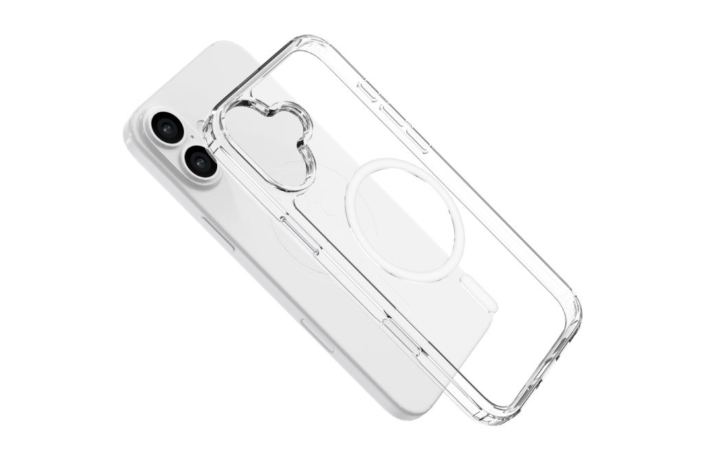 Ốp lưng MagSafe iPhone 16 PC TPU AVA+ OC Crystal Hook Màu Trắng