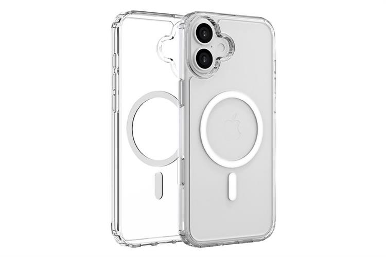 Ốp lưng MagSafe iPhone 16 Plus PC TPU AVA+ OC Crystal Hook