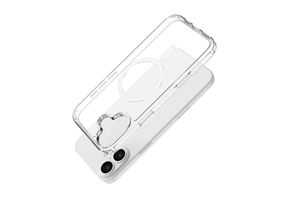 Ốp lưng MagSafe iPhone 16 Plus PC TPU AVA+ OC Crystal Hook Màu Trắng
