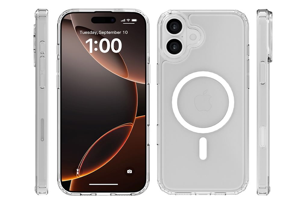 Ốp lưng MagSafe iPhone 16 Plus PC TPU AVA+ OC Crystal Hook Màu Trắng