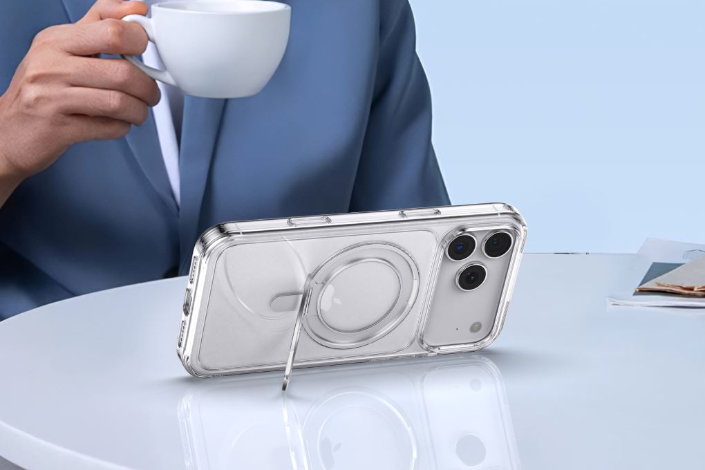 Ốp lưng MagSafe iPhone 17 Pro Max JC PC TPU AVA+ KL6501 Màu Trắng
