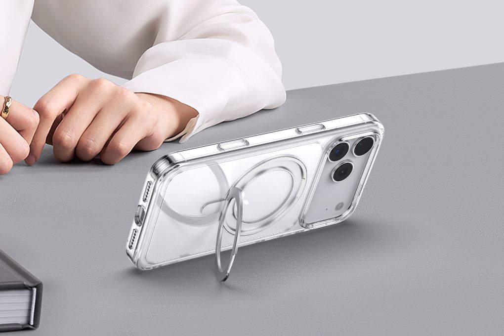 Ốp lưng MagSafe iPhone 17 Pro Max JC PC TPU AVA+ KL6501 Màu Trắng