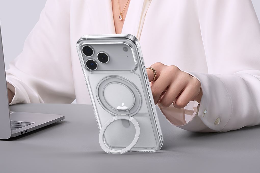 Ốp lưng MagSafe iPhone 17 Pro Max JC PC TPU AVA+ KL6501 Màu Trắng