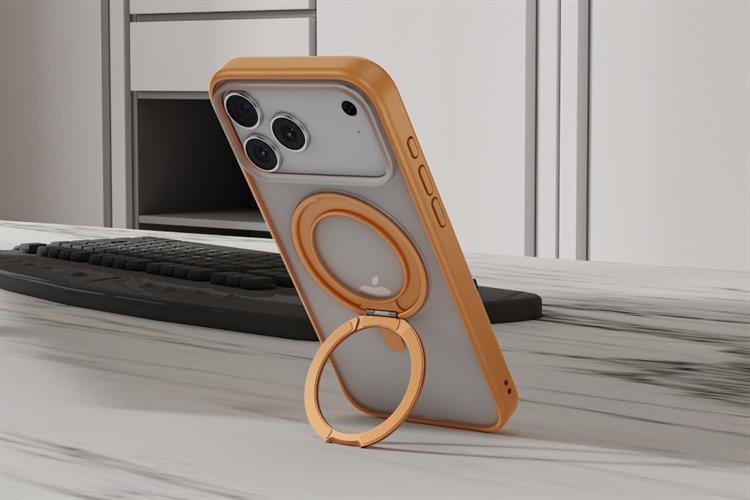 Ốp lưng MagSafe iPhone 17 Pro Max JC PC TPU AVA+ KL5320 Màu Cam