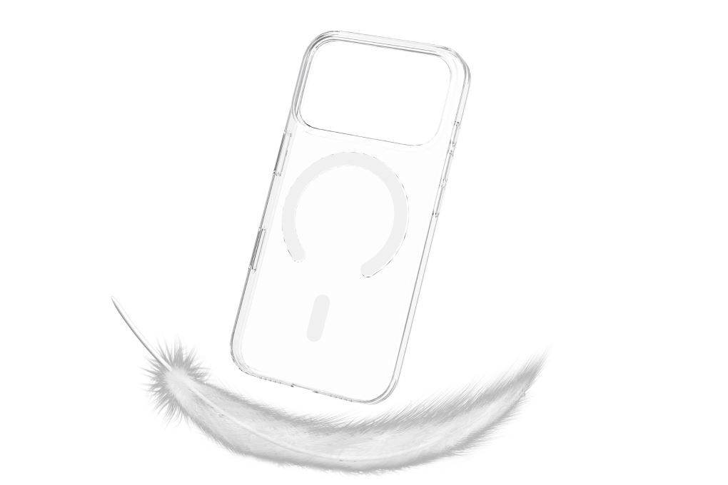 Ốp lưng MagSafe iPhone 17 Pro Max PC  AVA+ 1.2mm OC Slim Kong Màu Trắng