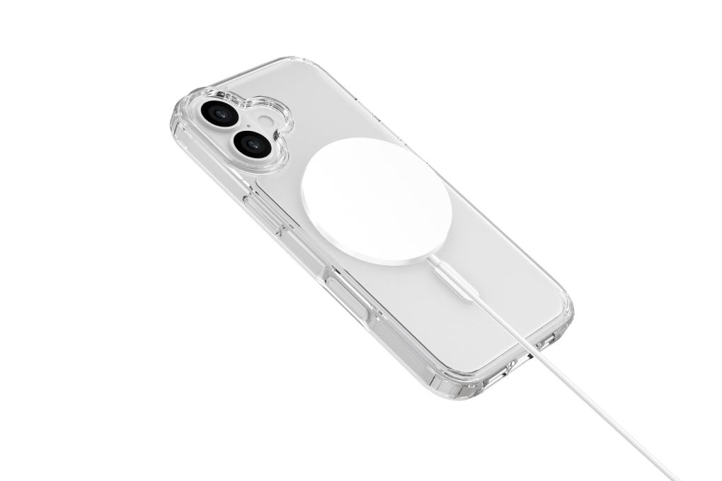 Ốp lưng MagSafe iPhone 17 PC TPU AVA+ OC Crystal Hook Màu Trắng