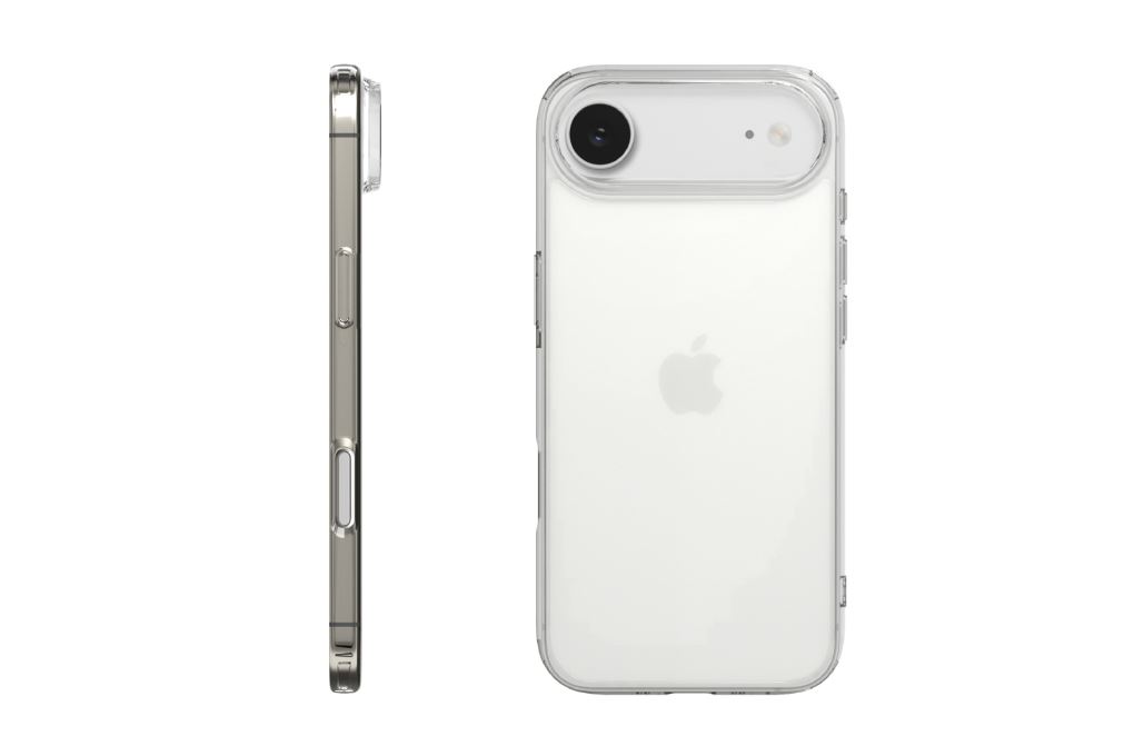 Ốp lưng iPhone Air PC TPU MIPOW Tempered Glass PS17A-CR Màu Trắng
