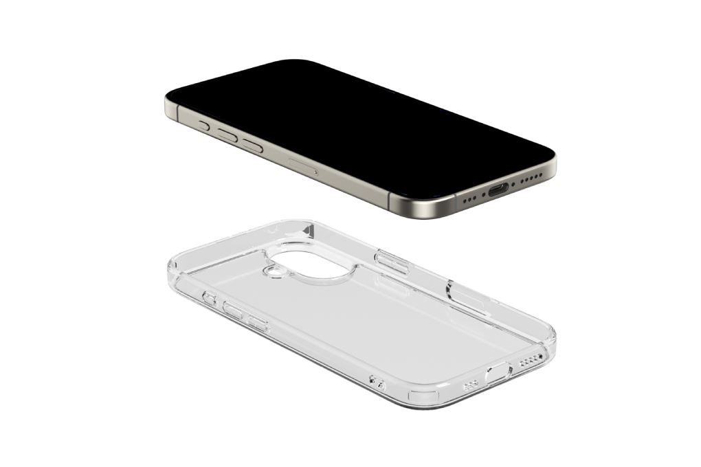 Ốp lưng iPhone 17 PC TPU MIPOW Tempered Glass PS17B-CR Màu Trắng