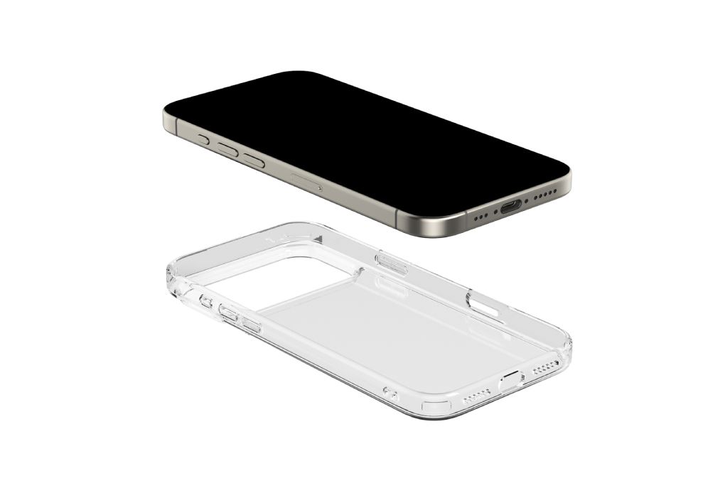 Ốp lưng iPhone 17 Pro PC TPU MIPOW Tempered Glass PS17C-CR Màu Trắng