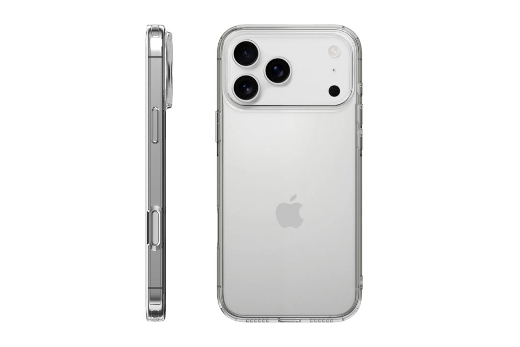 Ốp lưng iPhone 17 Pro Max PC TPU MIPOW Tempered Glass PS17D-CR Màu Trắng