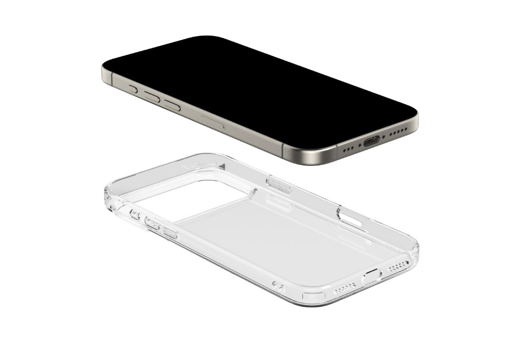 Ốp lưng iPhone 17 Pro Max PC TPU MIPOW Tempered Glass PS17D-CR Màu Trắng