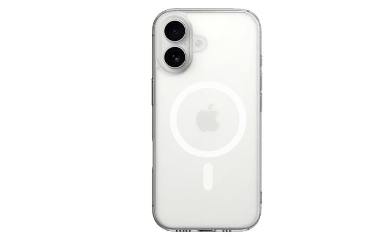 Ốp lưng MagSafe iPhone 17 PC TPU MIPOW Tempered Glass MGC17B-CR