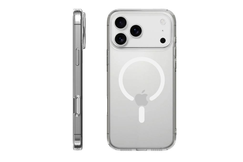 Ốp lưng MagSafe iPhone 17 Pro PC TPU MIPOW Tempered Glass MGC17C-CR Màu Trắng