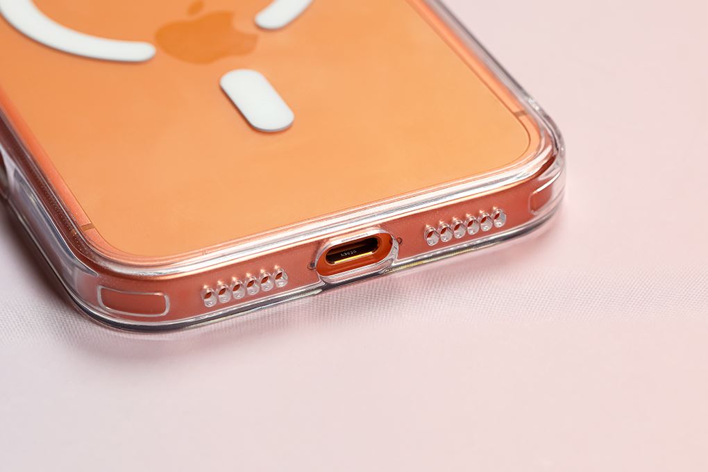 Ốp lưng MagSafe iPhone 17 Pro Max PC TPU MIPOW Tempered Glass MGC17D-CR Màu Trắng
