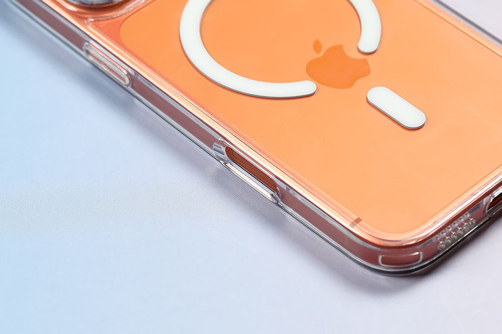 Ốp lưng MagSafe iPhone 17 Pro Max PC TPU MIPOW Tempered Glass MGC17D-CR Màu Trắng