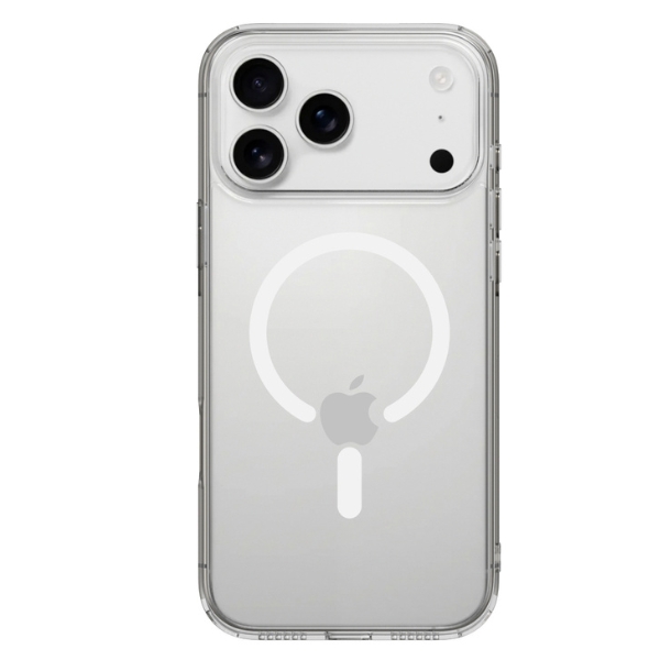 Ốp lưng MagSafe iPhone 17 Pro Max PC TPU MIPOW Tempered Glass MGC17D-CR