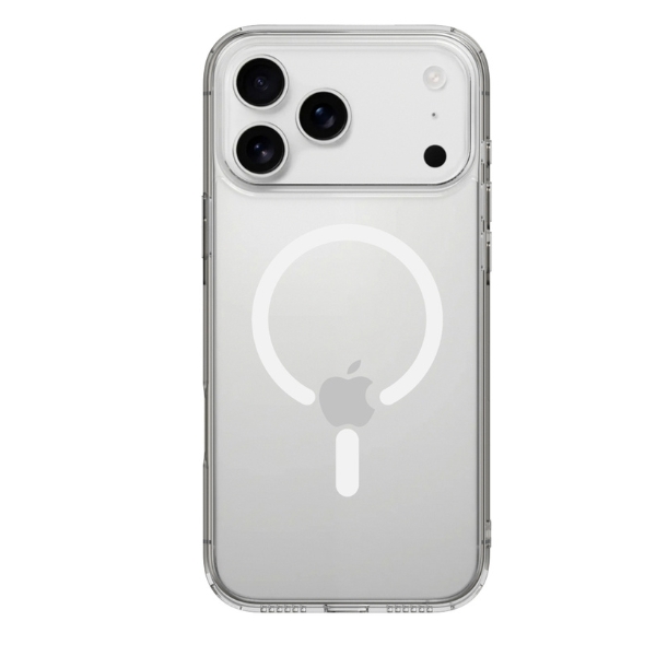 Ốp lưng MagSafe iPhone 17 Pro Max PC TPU MIPOW Tempered Glass MGB17D-CR