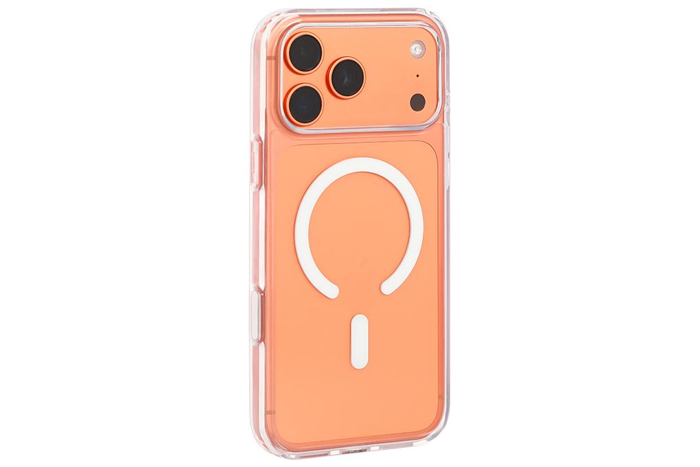 Ốp lưng MagSafe iPhone 17 Pro Max PC TPU MIPOW Tempered Glass MGB17D-CR - 2