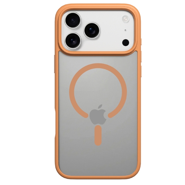 Ốp lưng MagSafe iPhone 17 Pro PC TPU MIPOW MTC17C-OR