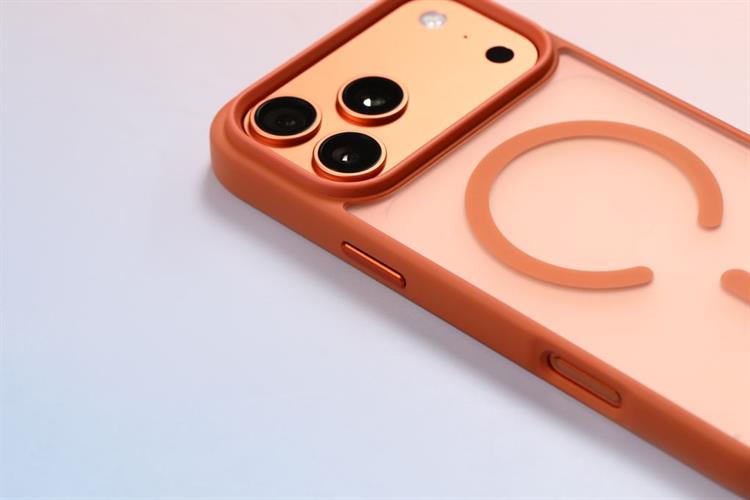 Ốp lưng MagSafe iPhone 17 Pro Max PC TPU MIPOW MATTEX MTC17D-OR Màu Cam